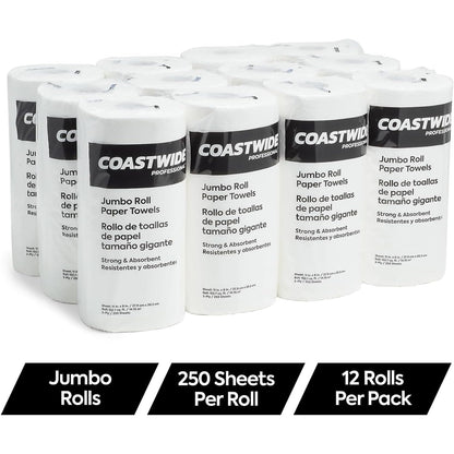COASTWIDE Paper Towel CW21806, Jumbo, 12 Count – view 2