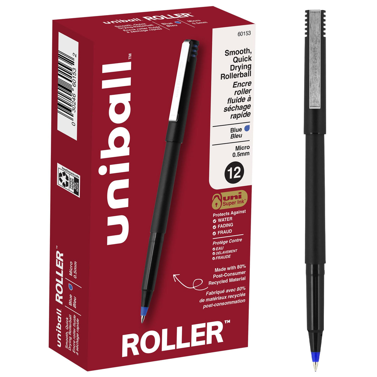 Uni-Ball Writing Instrument 60153, 1 Count (Pack of 12)