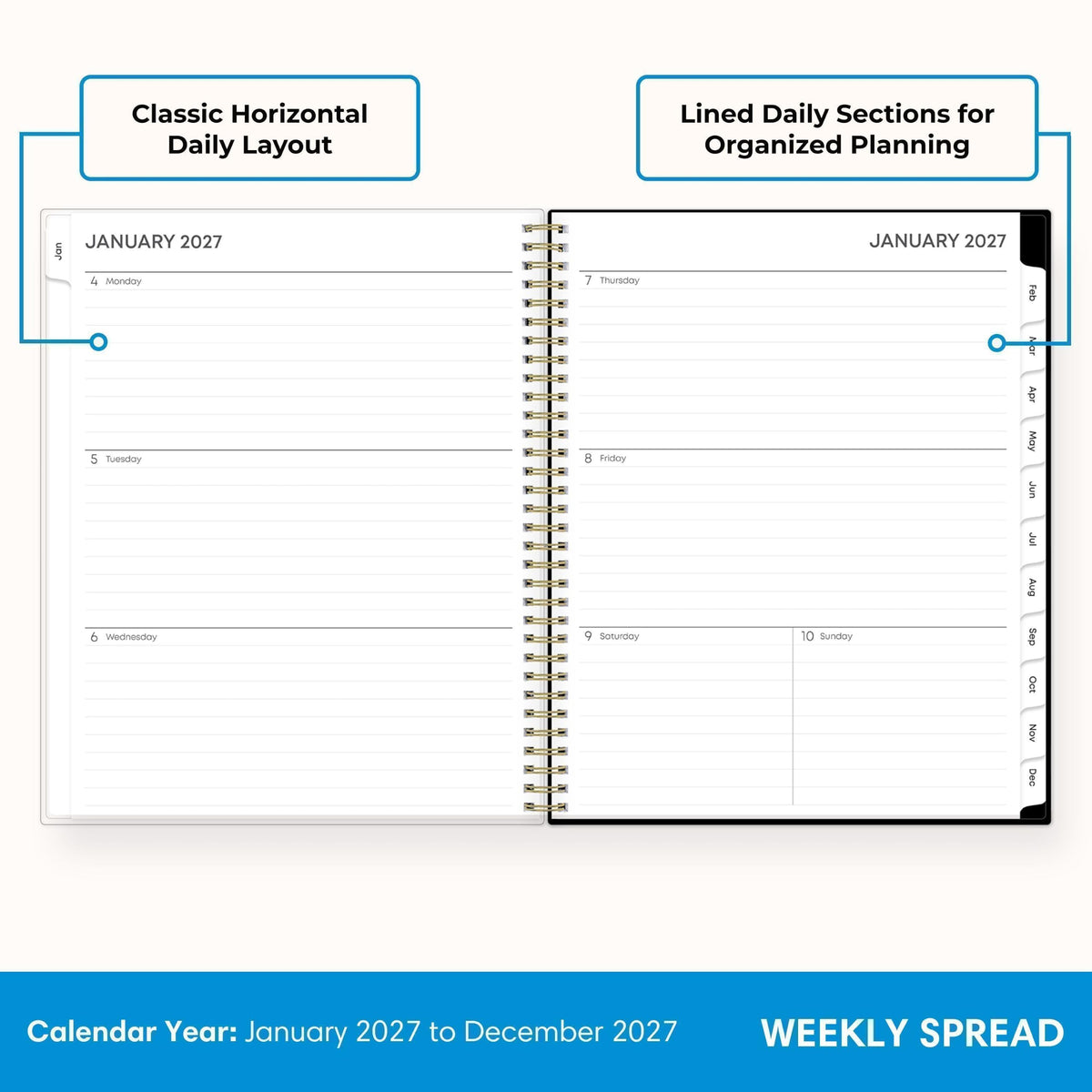 Blue Sky Planner 110211-27AMZ, 8.5" x 11" – view 3