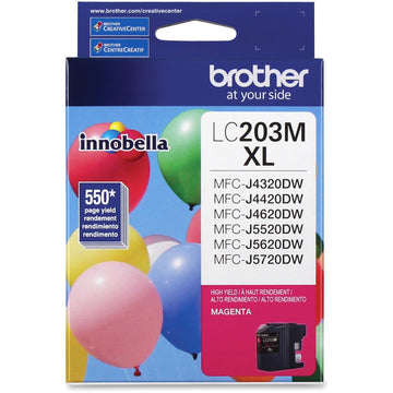 Brother Inkjet Printer Ink LC203M, 550 Pages