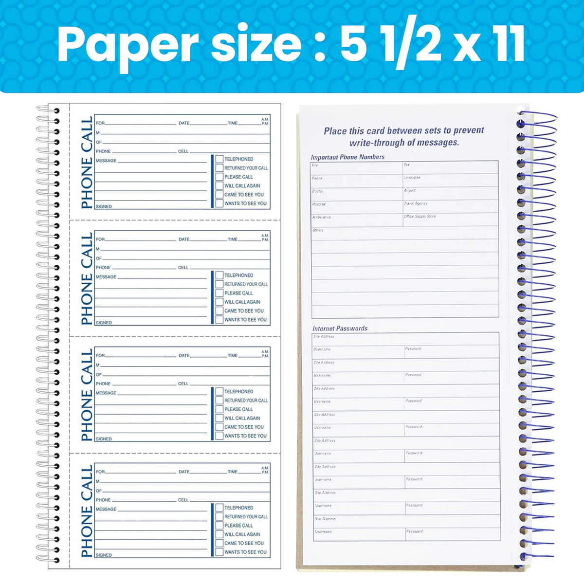 Adams Blank Book SC1154-2D, 2-Pack – view 4