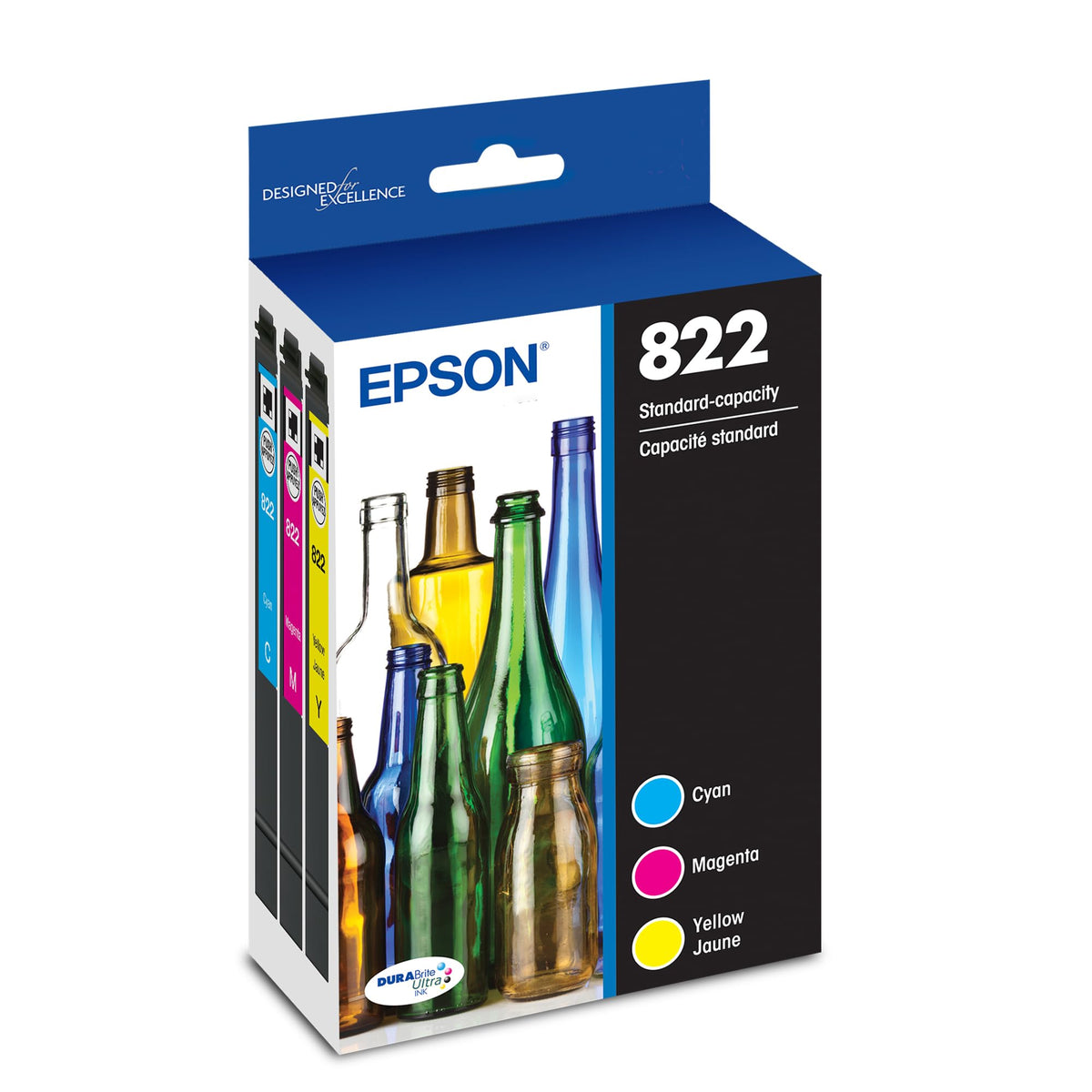 Epson Inkjet Printer Ink T822520-S, Standard Yield