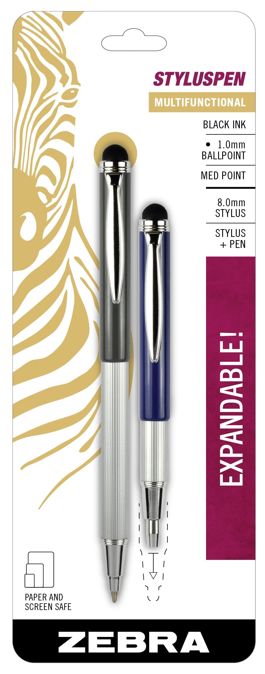Zebra Pen Writing Instrument 33602, 1 Count (Pack of 2)