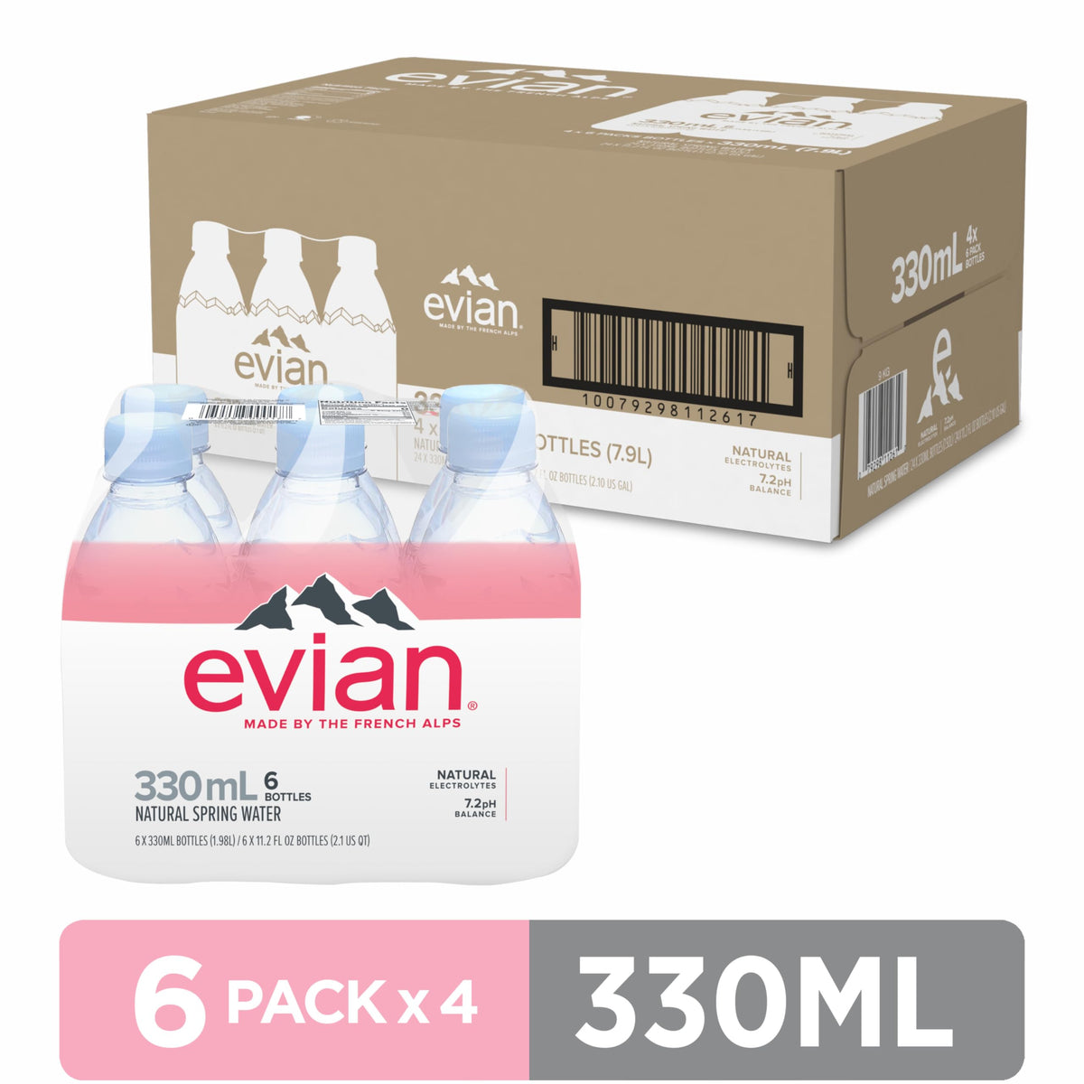 evian Water PACK2-MDR006574, 11.15 Fl Oz (Pack of 24) – view 3