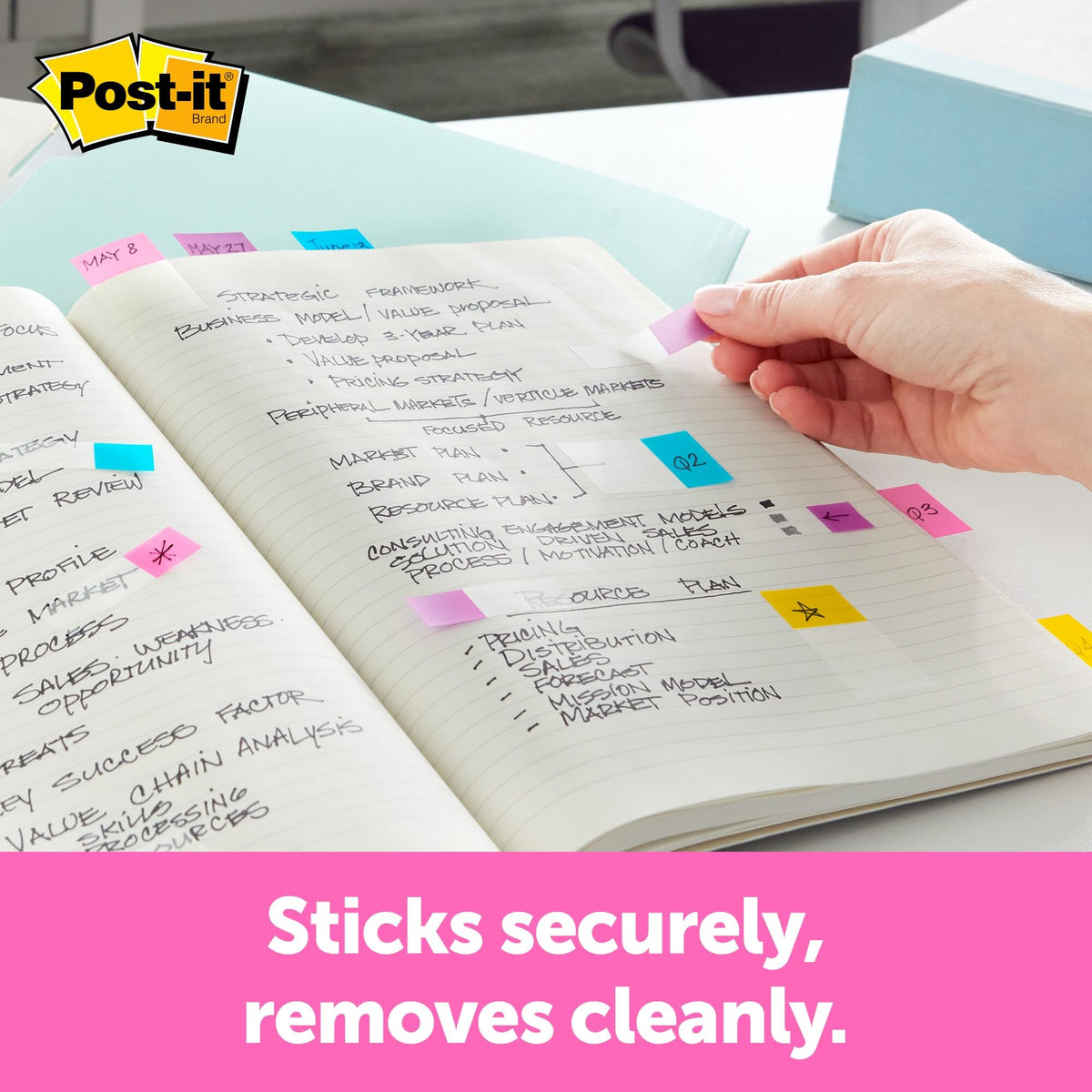 Post-it Self Stick Note 684ARR-4, 0.2" x 2.8" – view 5