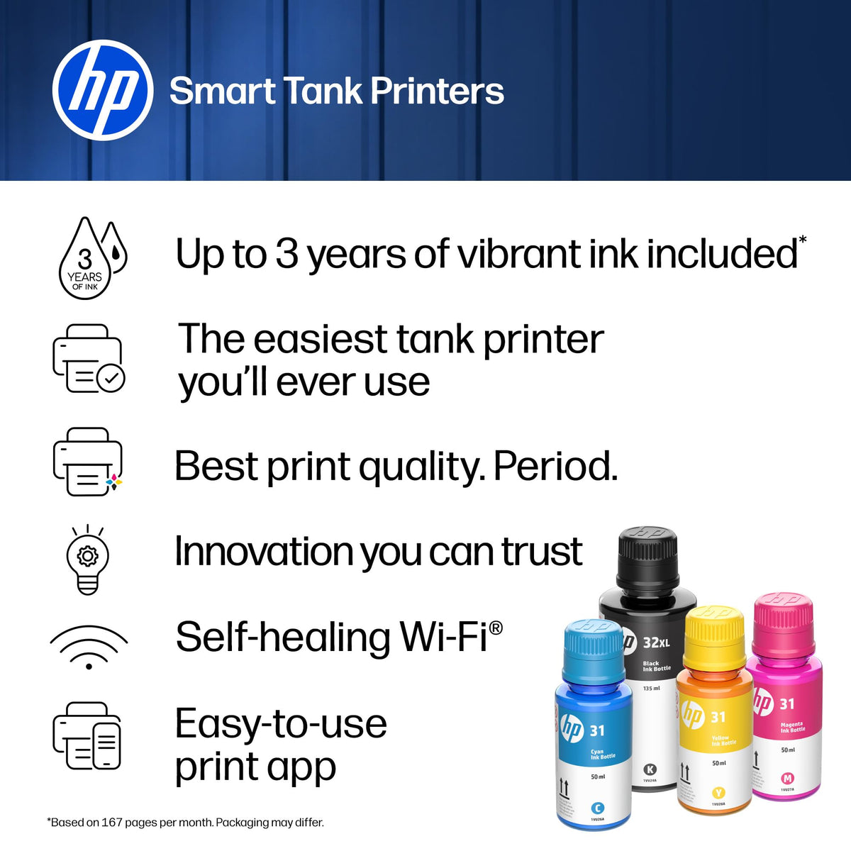 HP Printer D06BLA#B1H, one size – view 2
