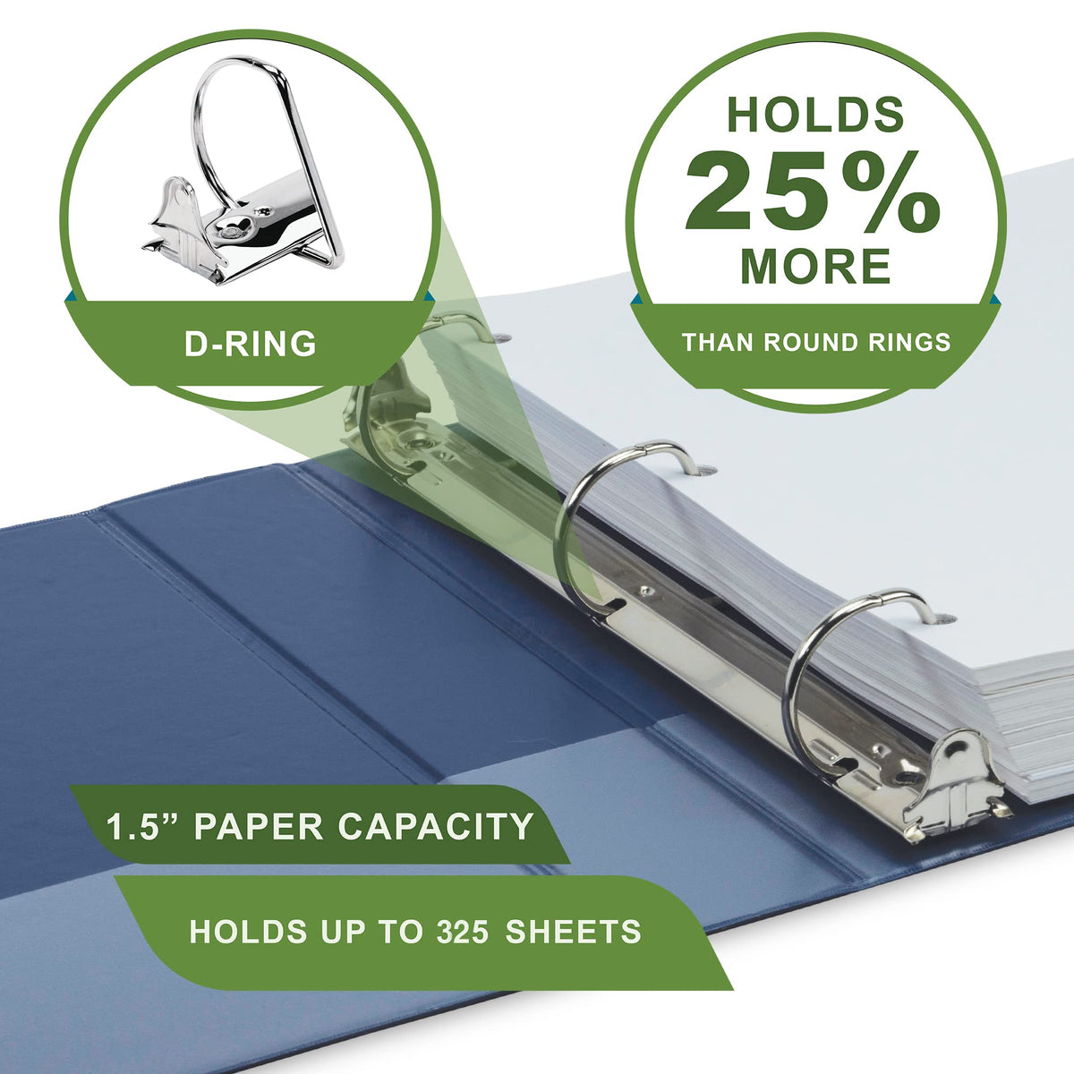 Samsill Storage Binder MP46959, 1.5-Inch, 4 Count – view 5