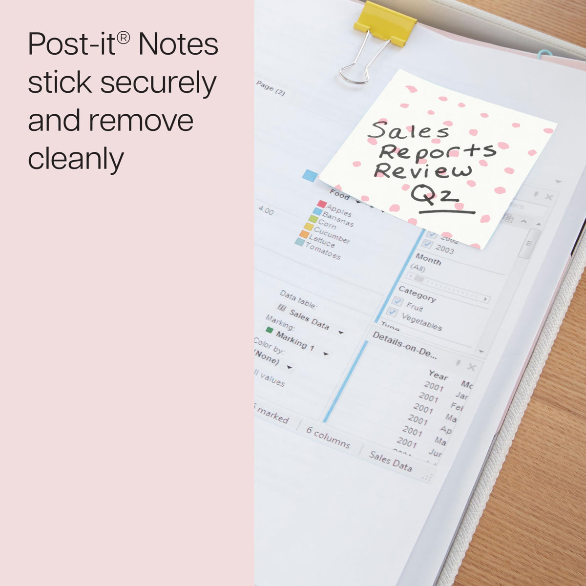 Post-it Self Stick Note 3321-PP-BB, 2.9" x 3" – view 4