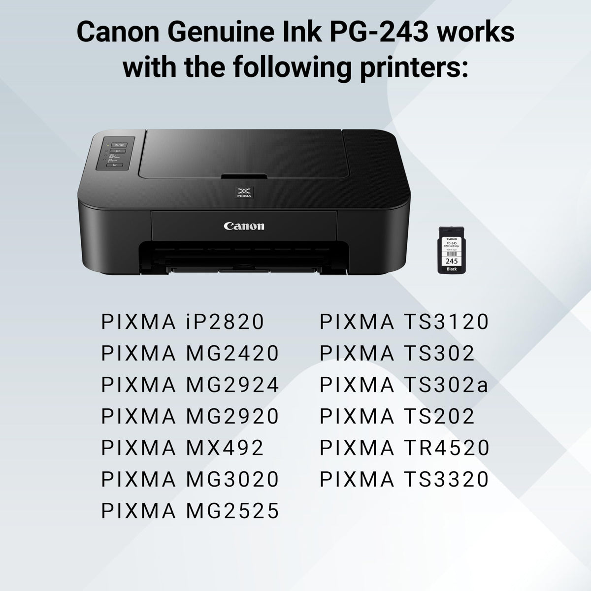Canon Inkjet Printer Ink PG245, 1 Count – view 2