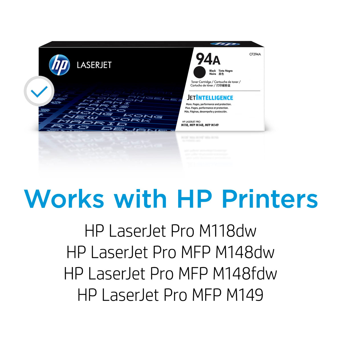 HP Laser Printer Toner HPCF294A, 14.09 x 4.25 x 5.3 in – view 2