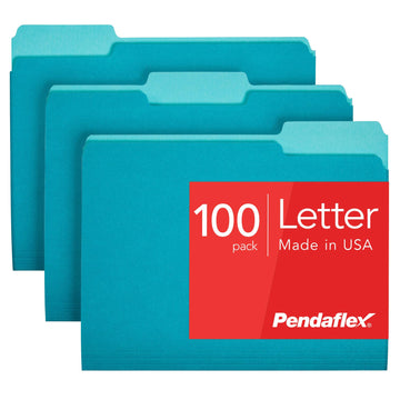 Pendaflex File Folder PFX152 1/3 TEA, 1 Box