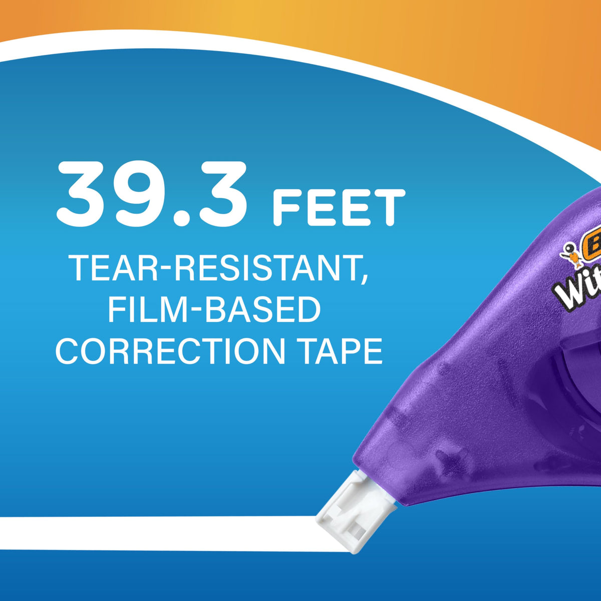 BIC Correction Material WOTAP10- WHI, 10 Count – view 5