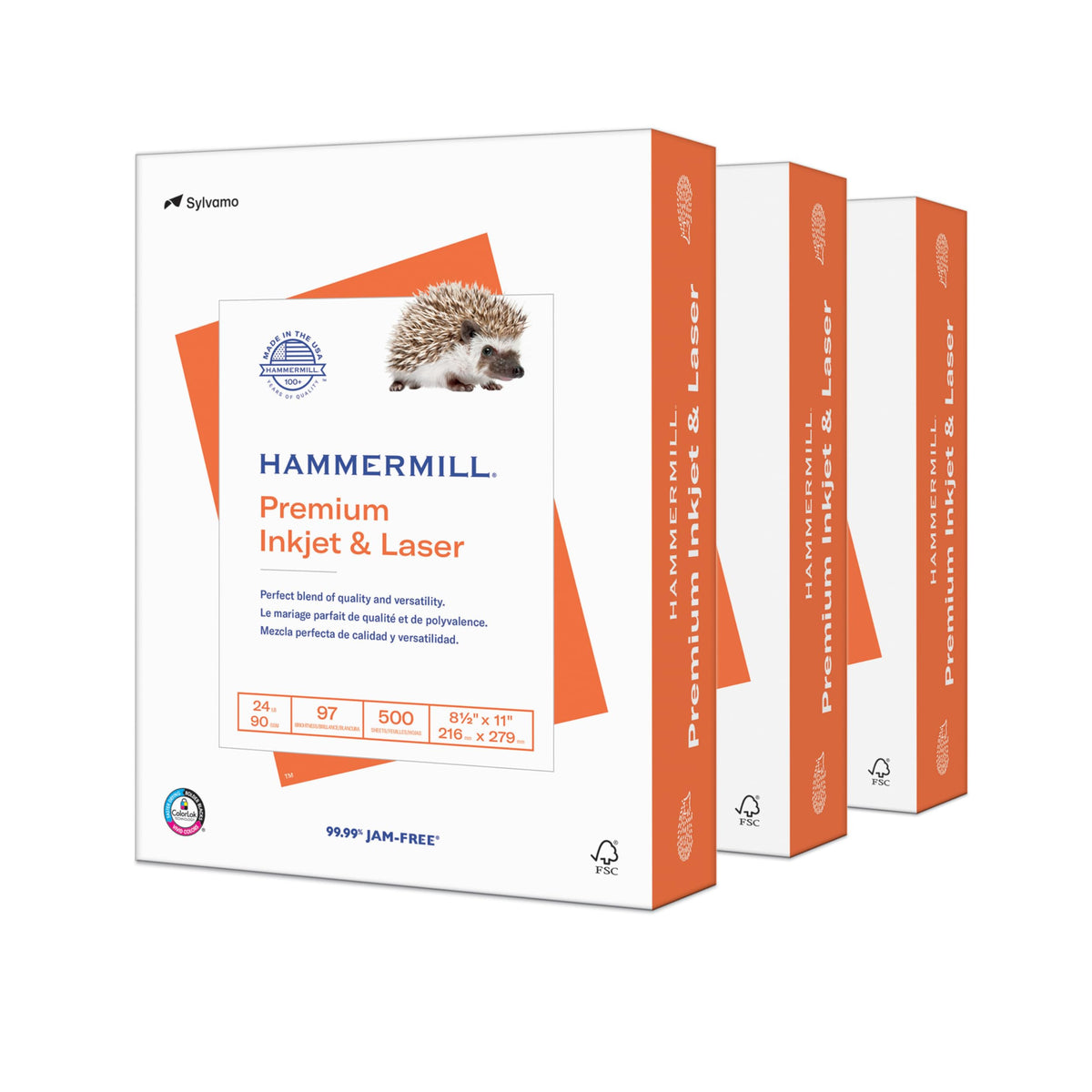 Hammermill Print Copy Paper 166140VS, Letter, 3 Count