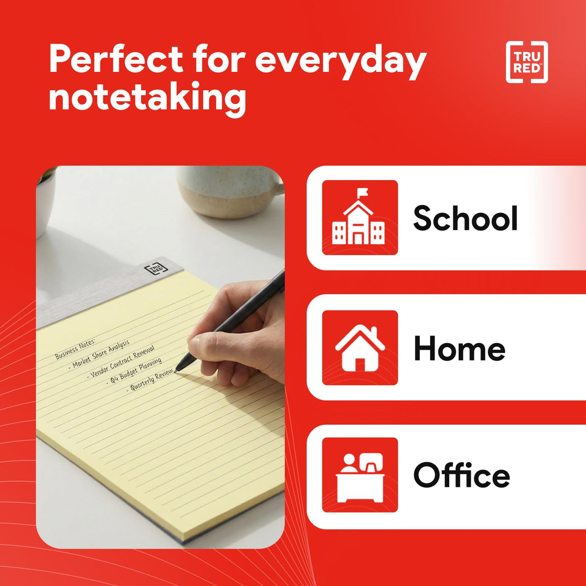 TRU RED Blank Book TR59927/TR57383, 12 Pack, 600 Count – view 6