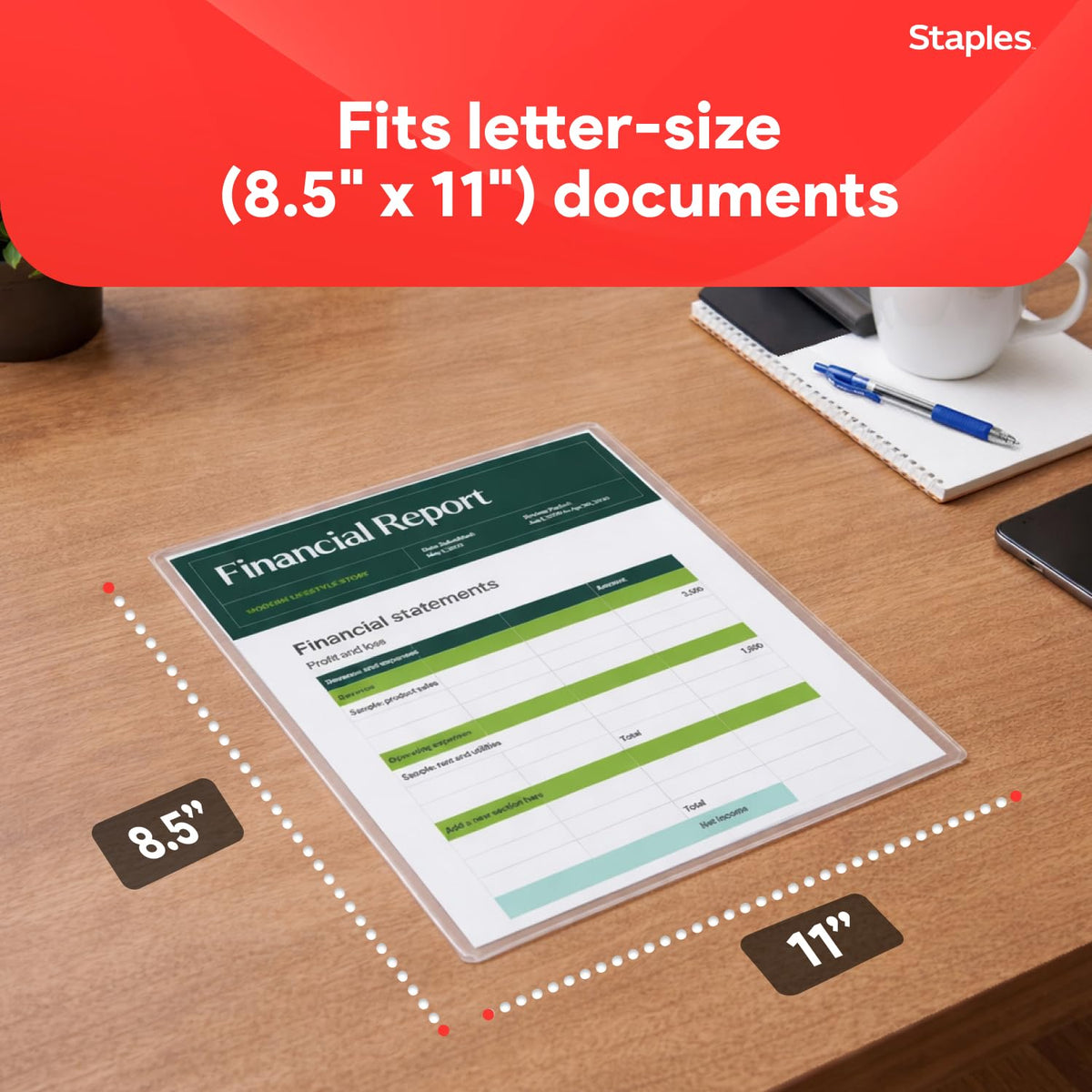 Staples Office Products ST61982-CC, 3 Mil, 200 Count – view 3