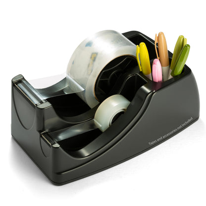 Officemate Tape Label Dispenser 96690, 2-Inch packaging tape and 3/4-Inch tape