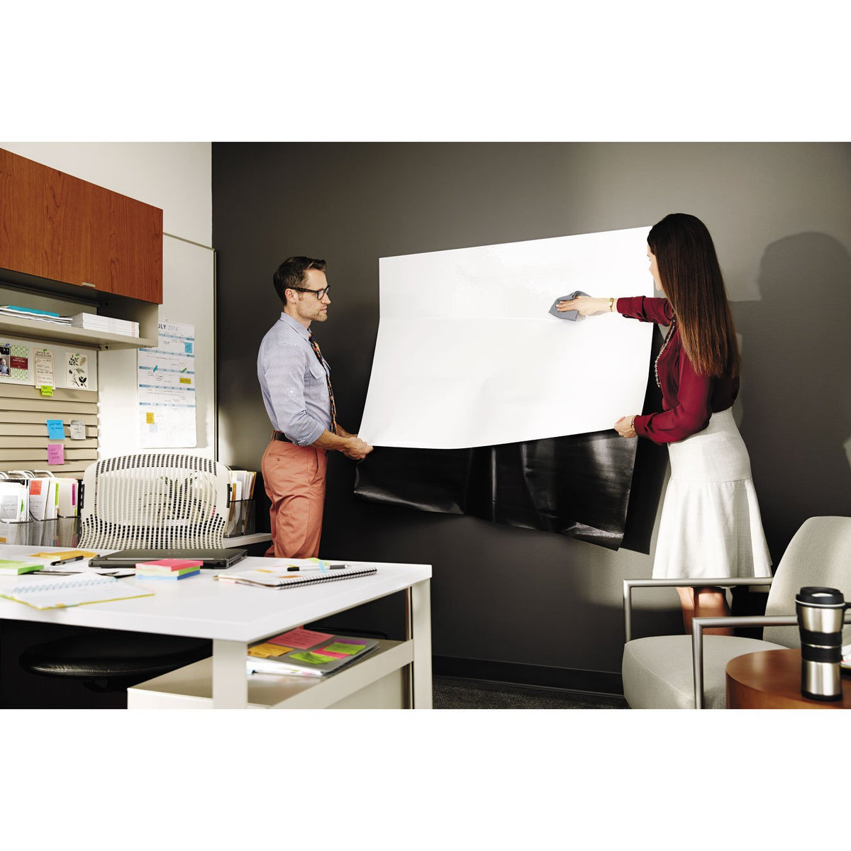 Post-it Writing Board DEF4x3, 4 ft x 3 ft – view 2