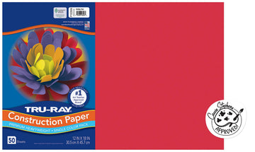 Tru-Ray Art Media Paper P102994, 12" x 18", 50 Count