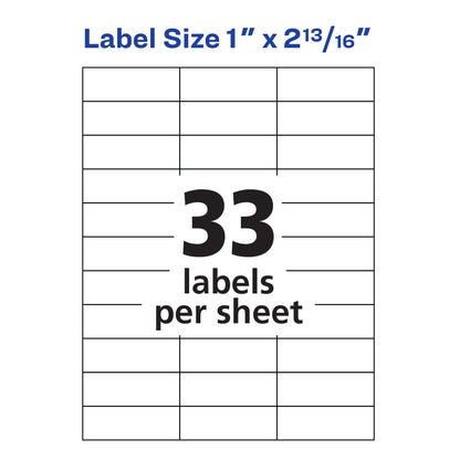 Avery Label 5334, 1" x 2-13/16" – view 4