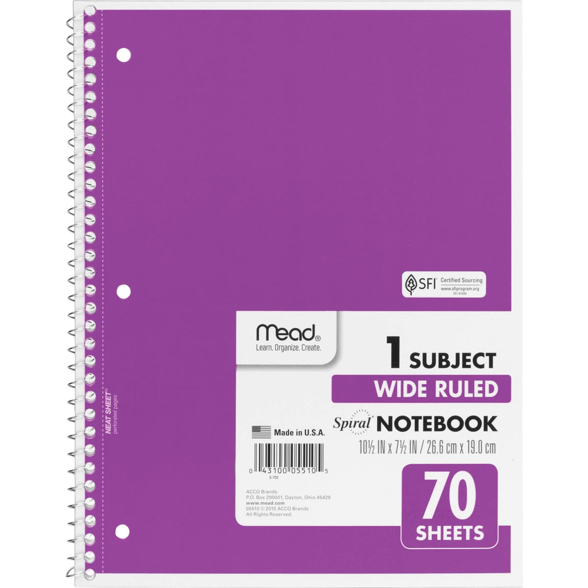 Mead Blank Book 5510