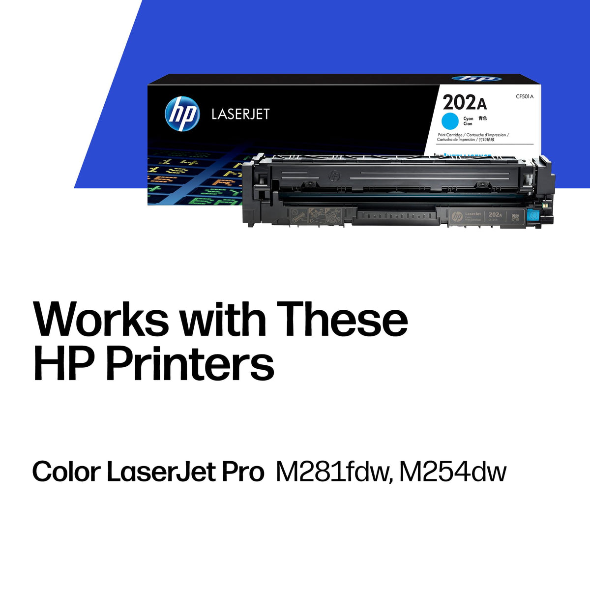 HP Laser Printer Toner HP 202A (CF501A), 1 Size – view 2