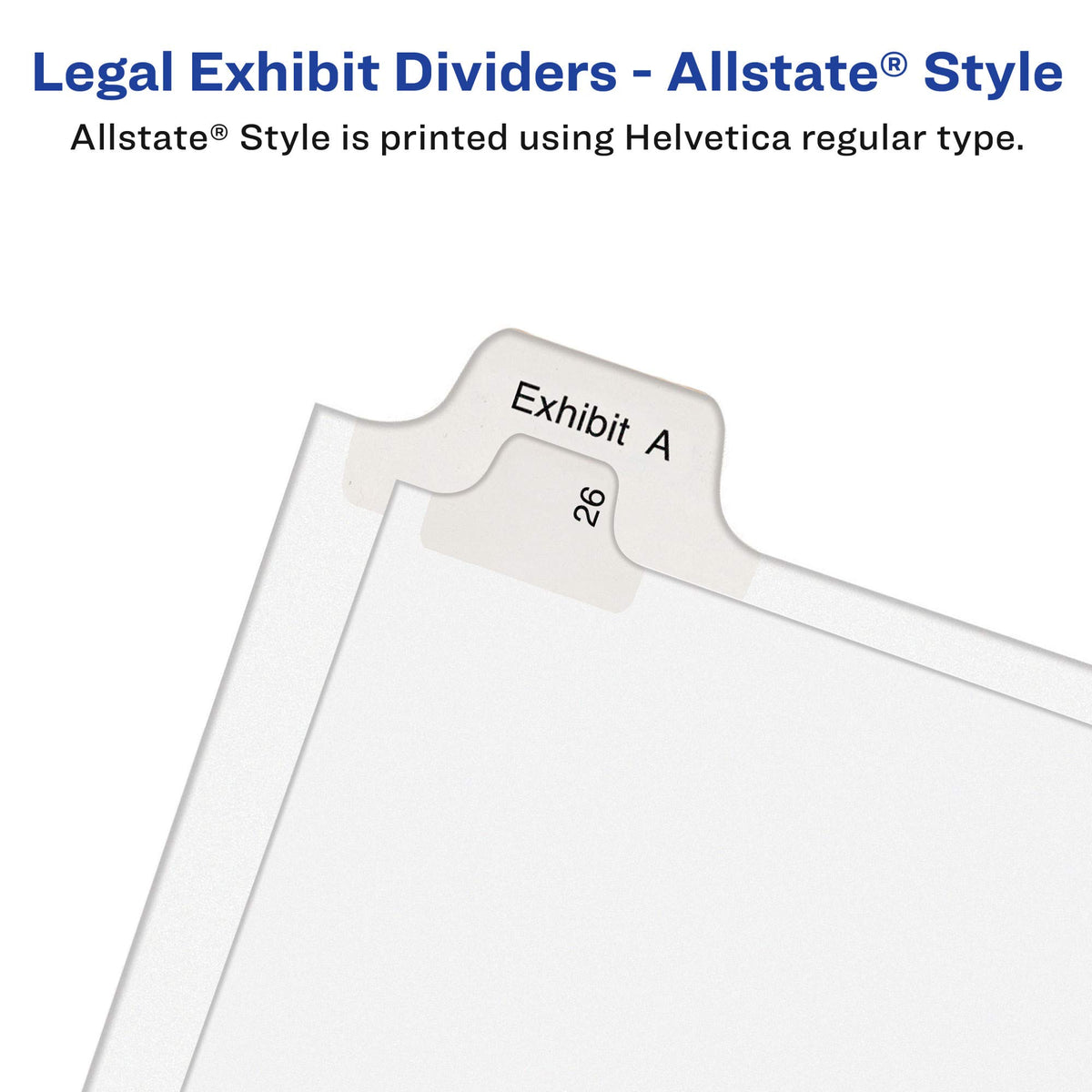 Avery Binder Divider 01701, 25 Tabs per Set – view 3