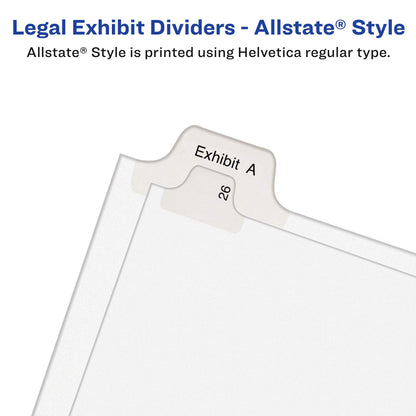 Avery Binder Divider 01701, 25 Tabs per Set – view 3
