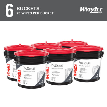 WypAll Surface Cleaning Wipe 91371, 75 Count (Pack of 6), 450 Count – view 3