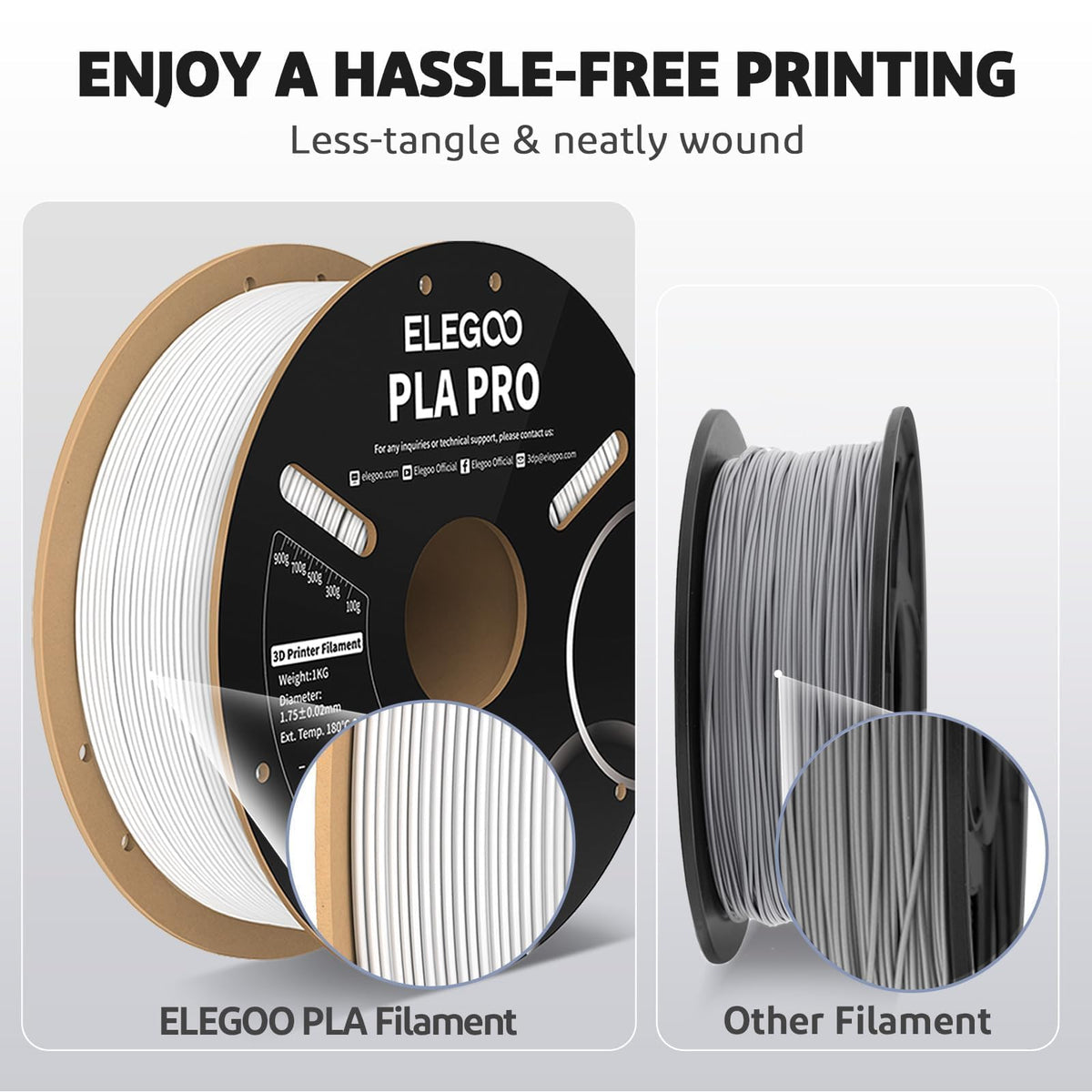 ELEGOO Thermoplastic Filament CA-EL-3D-Pr05, 1kg – view 4