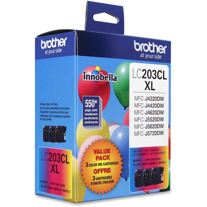 Brother Inkjet Printer Ink LC2033PKS, 1650 Pages, 3 Count