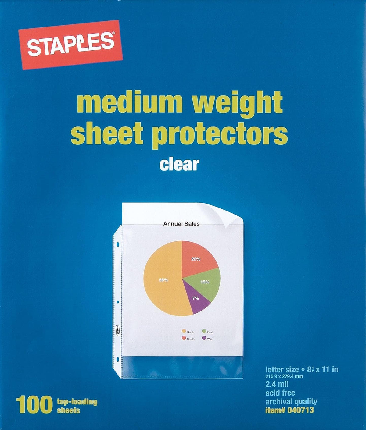 Staples Card Document Sleeve 10524CT-CC, 500 Count – view 2