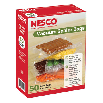 NESCO Food Storage Bag VS-05B, 8" X 12"