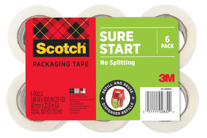 Scotch Adhesive Tapes DP-1000RF6, 6 Rolls