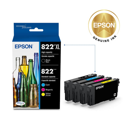 Epson Inkjet Printer Ink T822XL-BCS, High Yield / Standard Yield – view 2