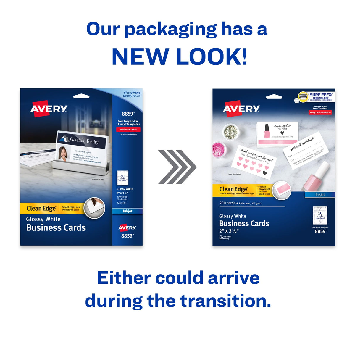Avery Card Stock 8859, 200 cards – view 3