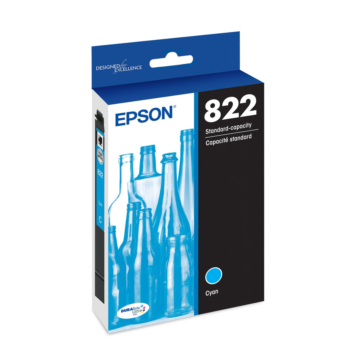 Epson Inkjet Printer Ink T822220-S, Standard Yield