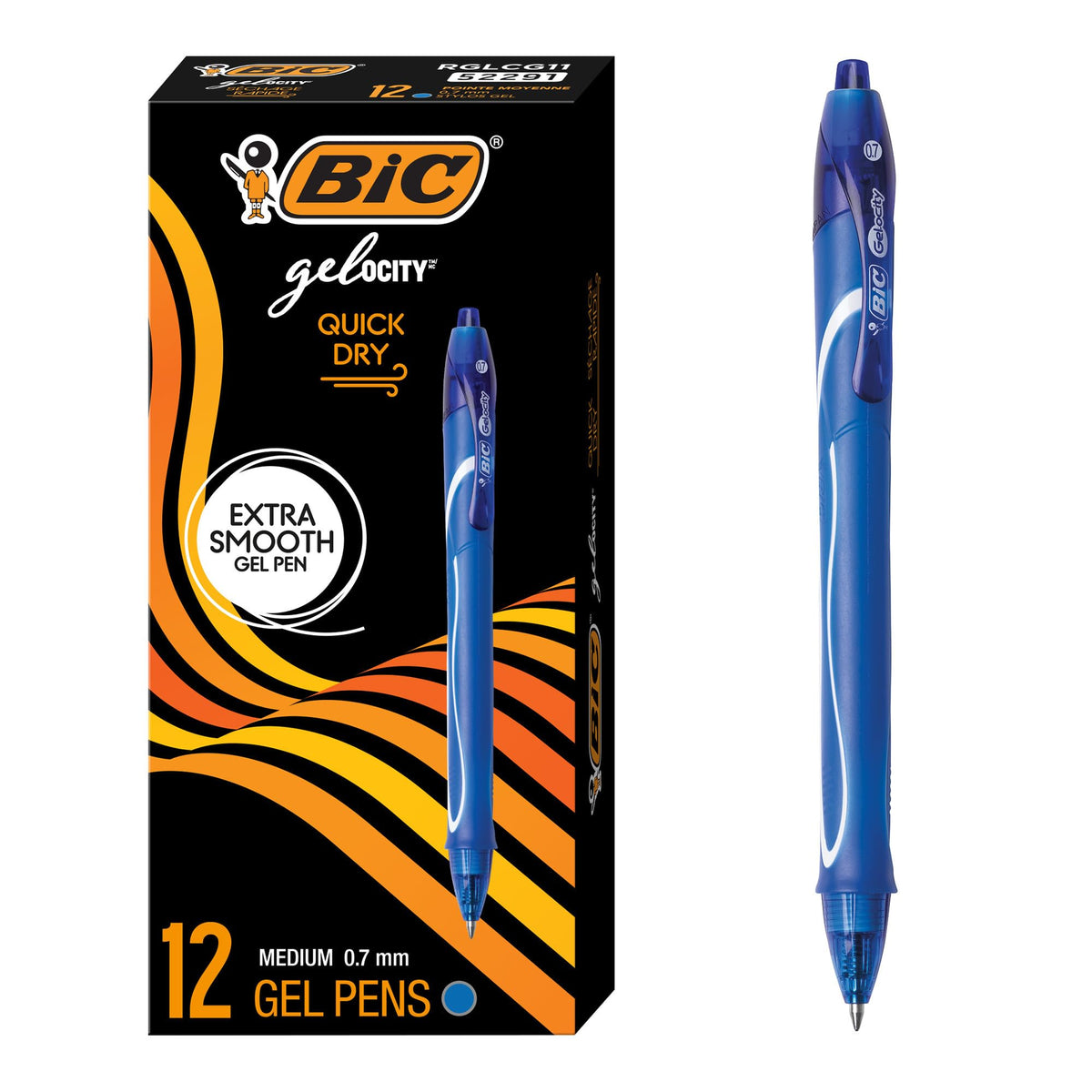 BIC Writing Instrument RGLCG11-BLU, 12 Count