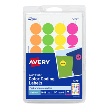 Avery Label 5474, One Size, 1008 Count