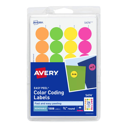 Avery Label 5474, One Size, 1008 Count
