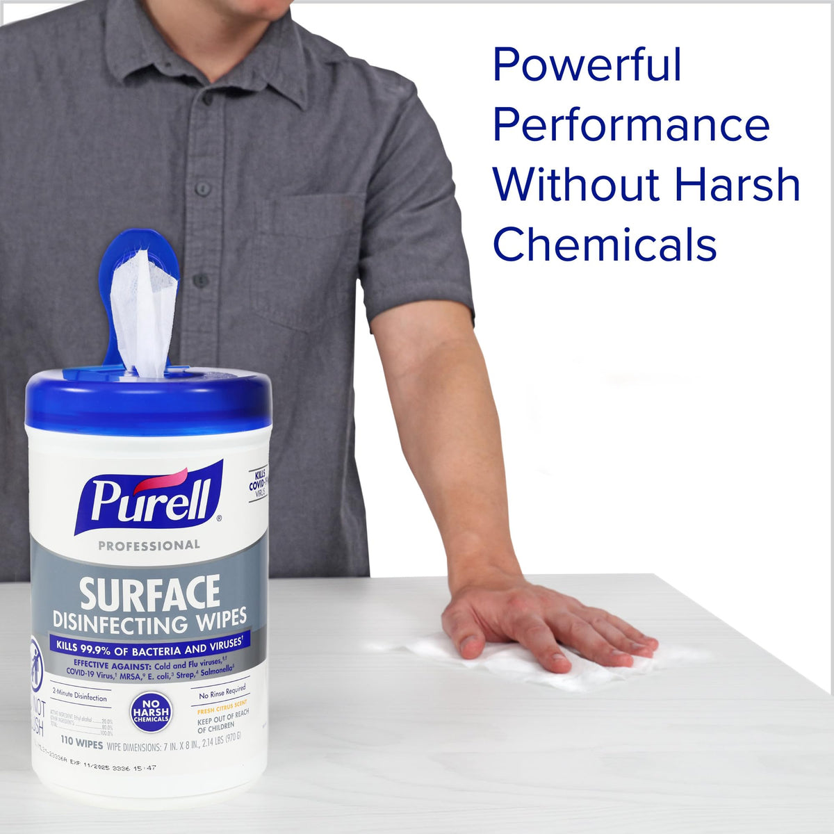 Purell Surface Cleaning Wipe 9342-06, 110 Count (Pack of 6), 660 Count – view 4