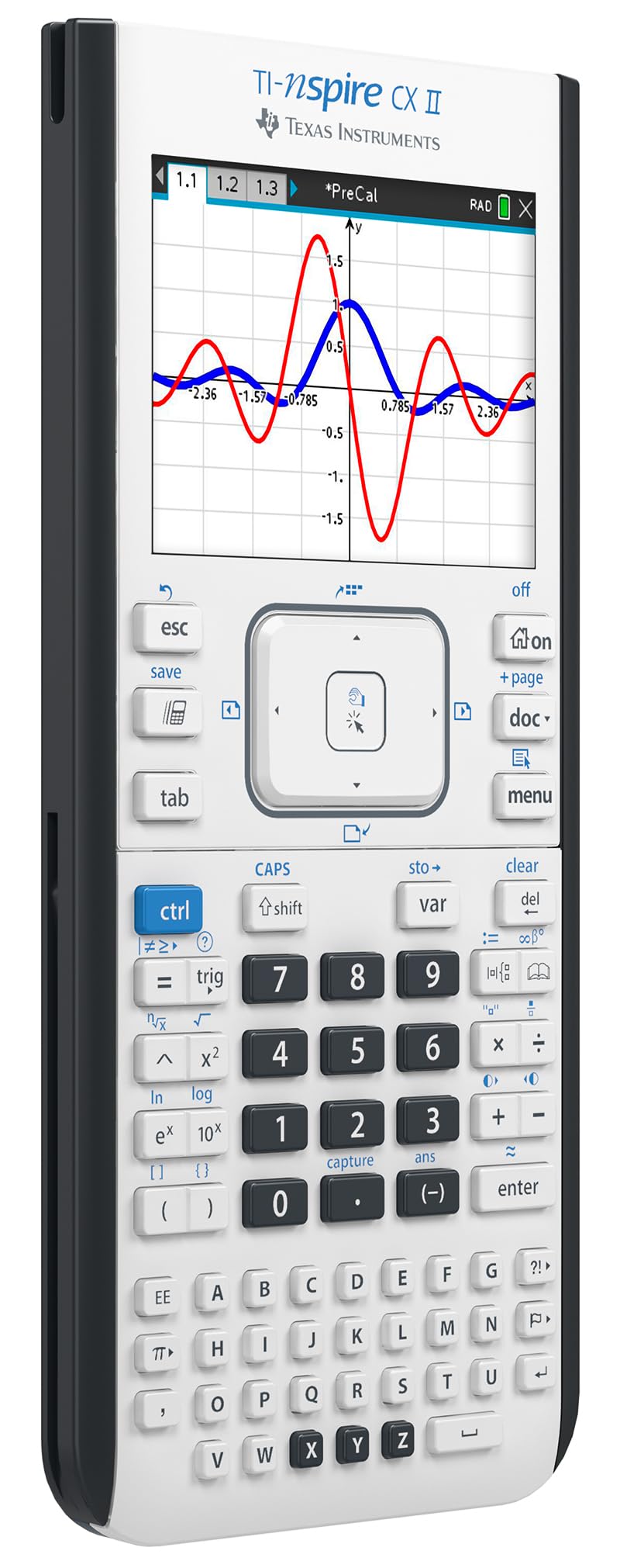 Texas Instruments Calculator NSCX2/TBL/1L1/A, 7.5" x 3.3" x 0.4" – view 3