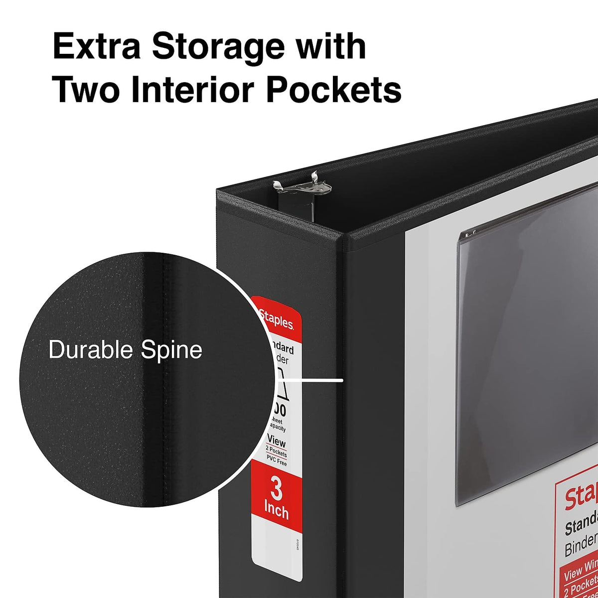 Staples Storage Binder ST55402-CC, 3-Inch – view 4