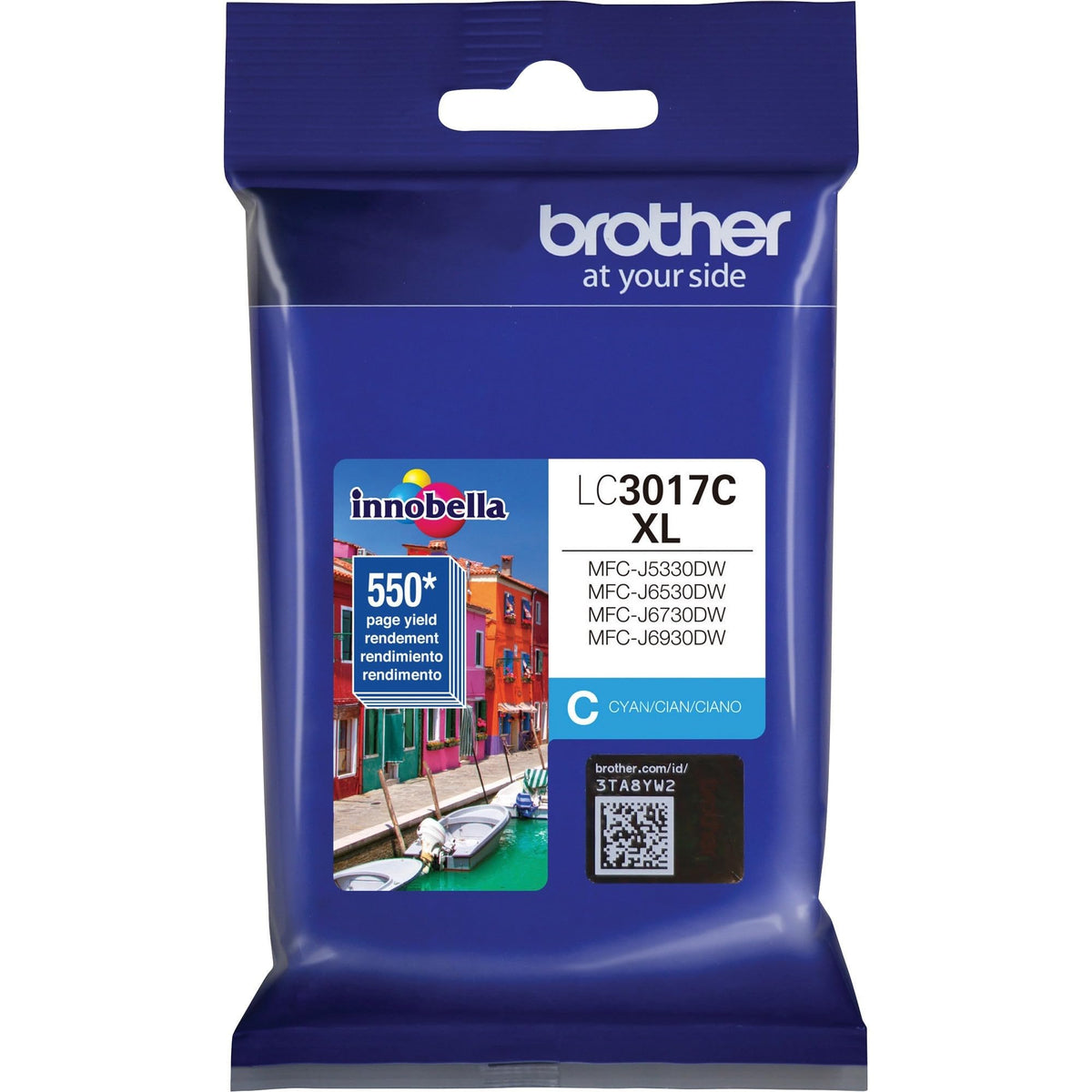 Brother Inkjet Printer Ink LC3017C, High Yield – view 7