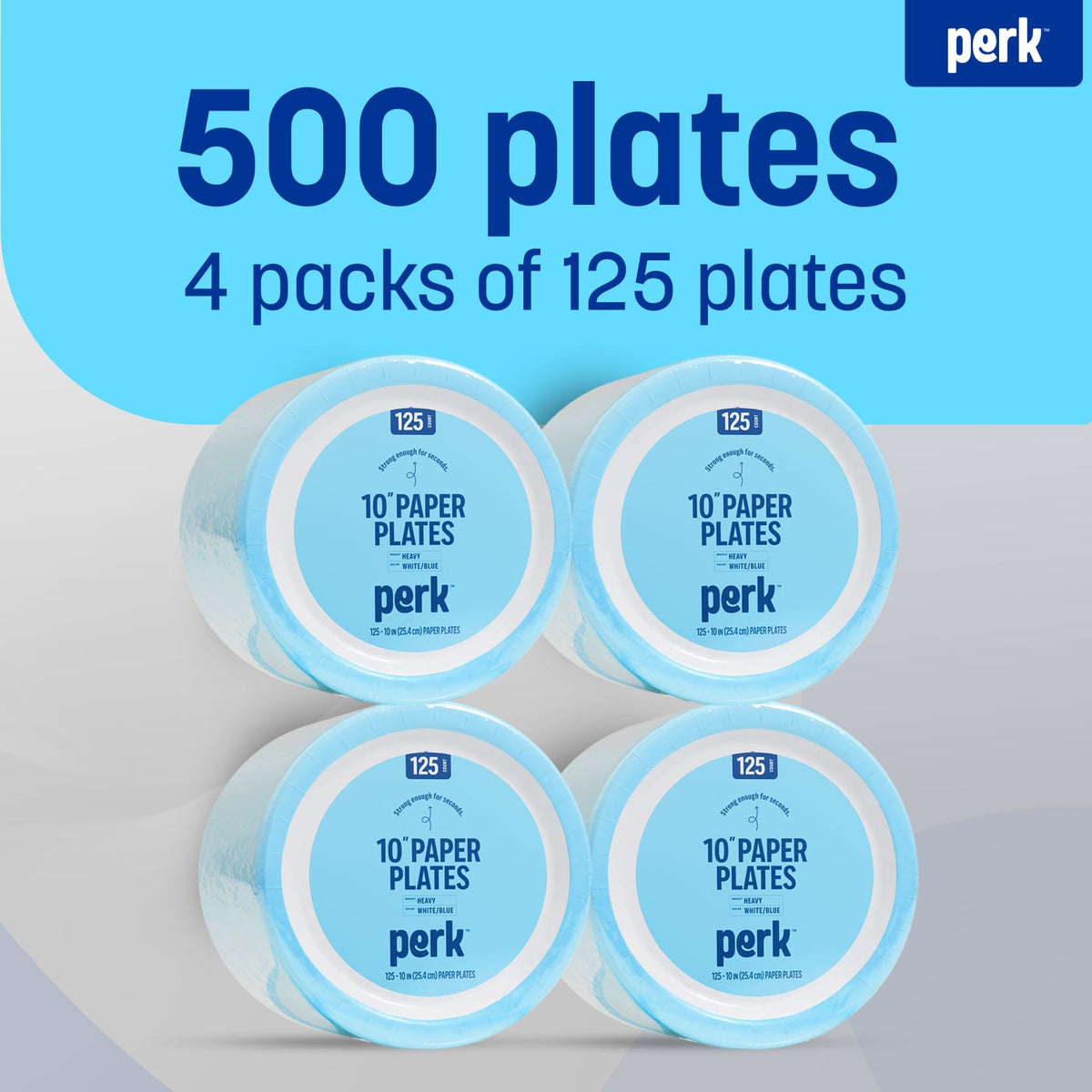 Perk Dishware Plate PK54330CT, 500 Pack – view 5