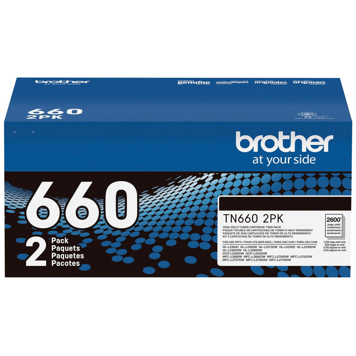 Brother Laser Printer Toner TN6602PK, 2 Count – view 7