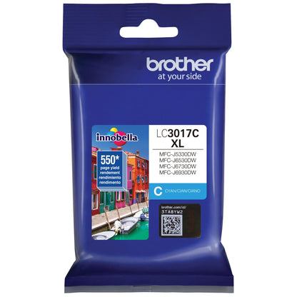 Brother Inkjet Printer Ink LC3017C, High Yield