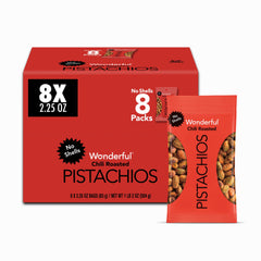 Wonderful Pistachios Nut And Seed ZY-ghm-20200903-2-83, 2.25 Ounce (Pack of 8)