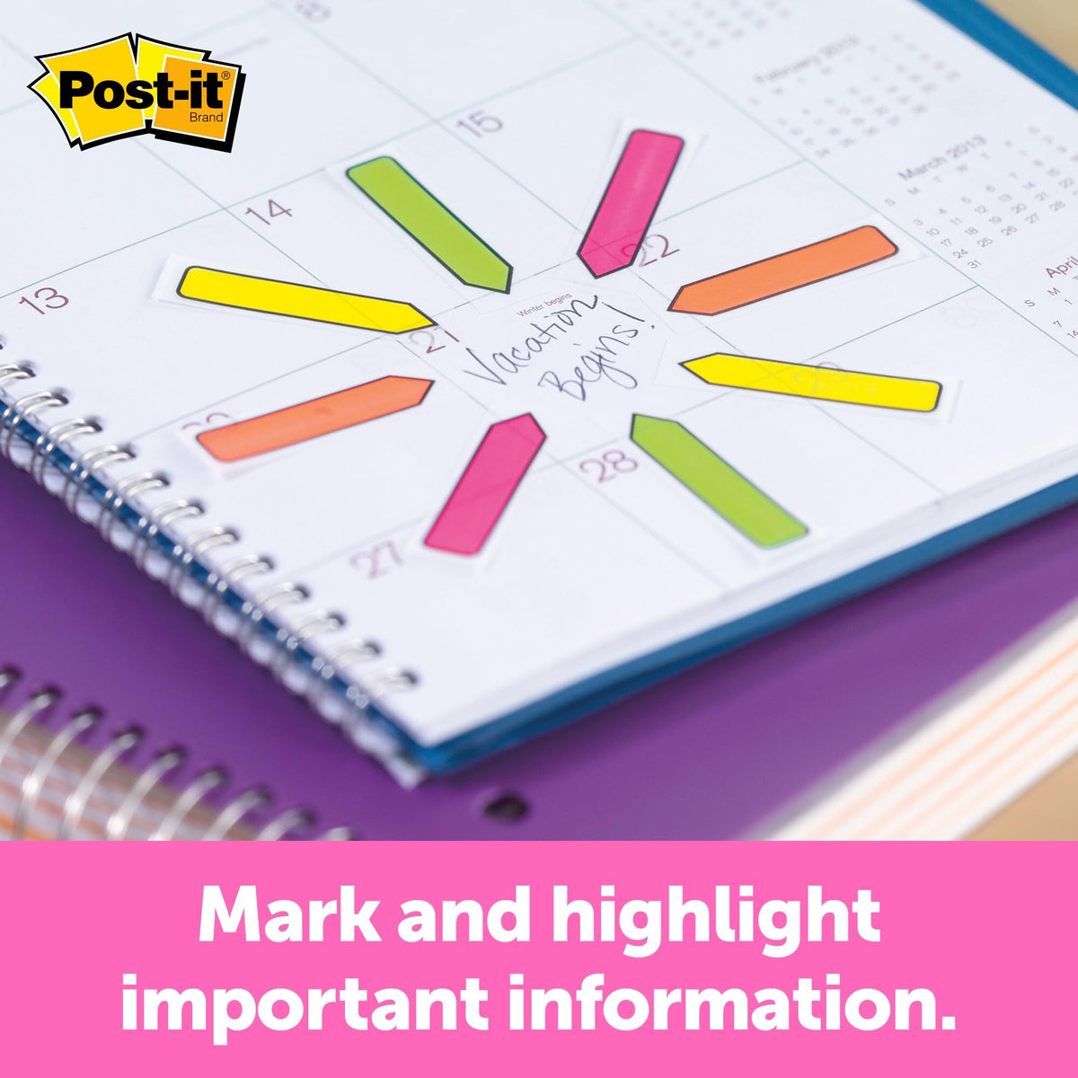 Post-it Self Stick Note 684ARR-4, 0.2" x 2.8" – view 2