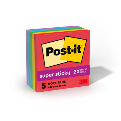 Post-it Self Stick Note 654-5SSAN, 2" x 3", 5 Count – view 2