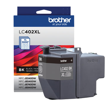 Brother Inkjet Printer Ink LC402XLBKS, High Yield